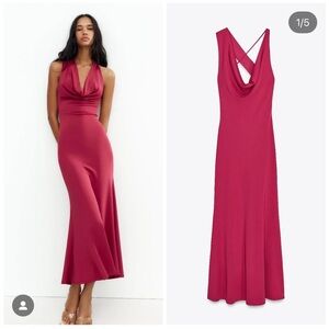 Zara NWT long flowing dress 5039/327